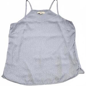 Loft Periwinkle Bird Camisole Women's Size Large Casual Office Tank Top
